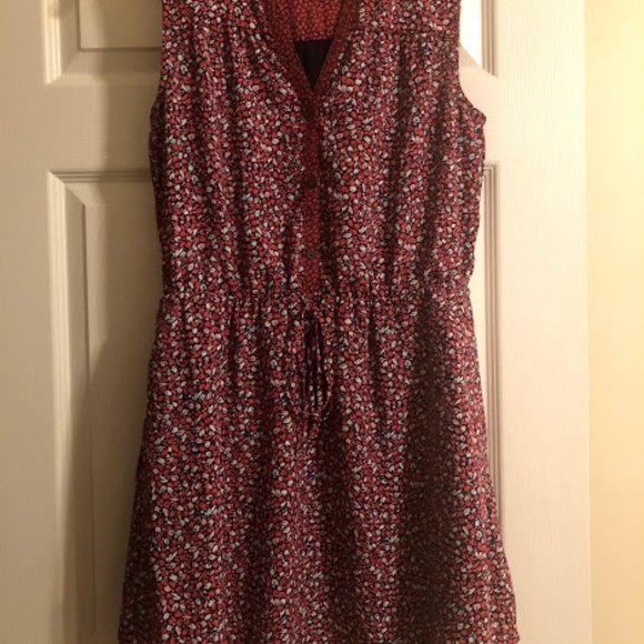 GAP (M) Mix Print Sleeveless Shirt Dress - Picture 6 of 9